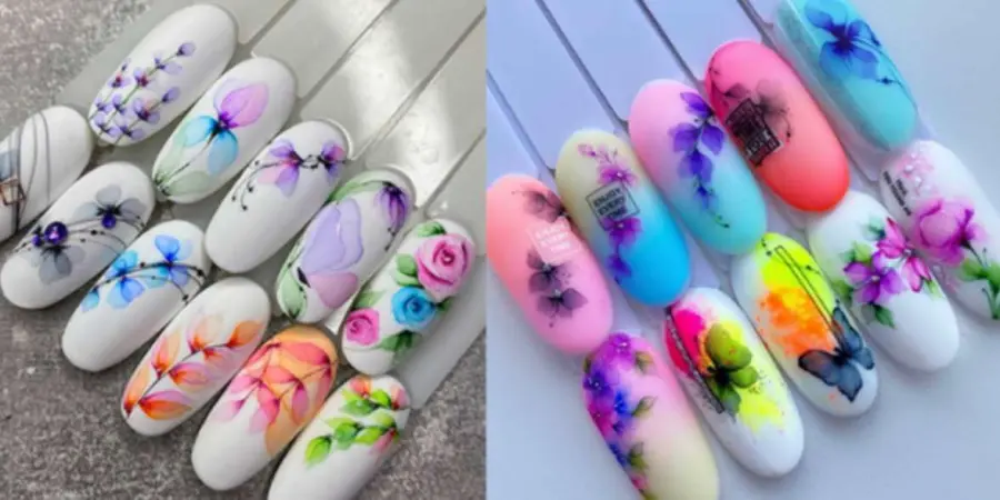 Юлия Голубкова - Акварель на ногтях. Тариф Basic